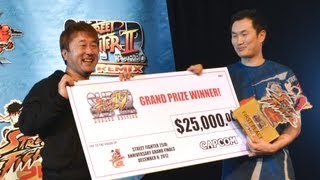 Street Fighter 25th Anniversary Grand Finals  Seonwoo quotINFILTRATIONquot Lee Interview [upl. by Trillby75]