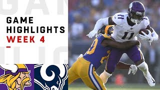 Vikings vs Rams Week 4 Highlights  NFL 2018 [upl. by Morganstein]