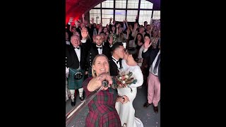 Fun Wedding Ceremony with a Caim and Quaich Blessing in Leith Arches Edinburgh Scotland [upl. by Kristine849]