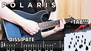 POLARIS  Dissipate Guitar Cover  TAB NEW SONG 2023 [upl. by Adekahs]