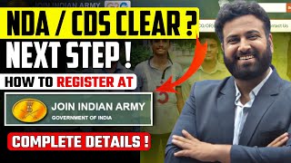 Correct Way To Register Indian Army Site😱 Most Aspirants Do This Mistake NDA CDS 2024 LWS [upl. by Aran]