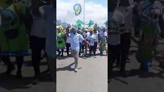 MOÇAMBIQUE Beira  marcha  povo no poder [upl. by Netsreik820]