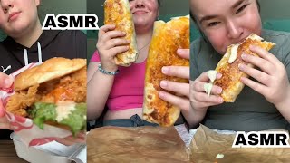 ASMR  Jellybean sweets Mukbang compilation tiktok compilation  Taco Bell chipotle wingstop [upl. by Ardnik]