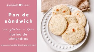 Pan keto de harina de almendras perfecto para sandwich [upl. by Arlynne]