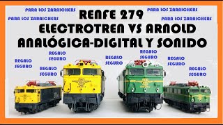 Locomotoras Renfe 279 de Electrotren H0 y Arnold n de época IV y V con El Taller del Modelista [upl. by Ora]