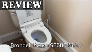 Brondell Swash SE600 Bidet Toilet Seat  Installation amp Review [upl. by Weasner]