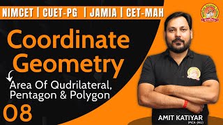 Area of quadrilateral Pentagon and Polygon  Coordinate Geometry Part  8  Amit Katiyar [upl. by Letnohs819]