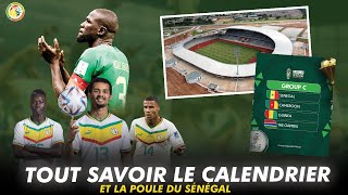 🇸🇳 CAN 2023 Tout savoir sur le calendrier la poule le Stade et la ville du Sénégal [upl. by Sinclare627]