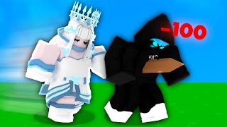 I made my sword ONE HIT everyone in Roblox Bedwars [upl. by Nob]