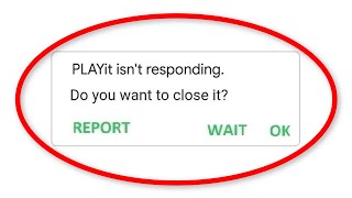 How To Fix PLAYit App Isnt Responding Error Android amp Ios  Playit app Not Open Problem  Fix [upl. by Huckaby603]