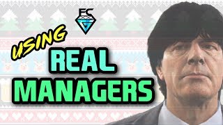 FIFA 19 USING REAL MANAGERS [upl. by Ettesil]