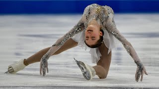 14yearold Isabeau Levito slays audience places 4th in short program at US Championships [upl. by Murielle941]