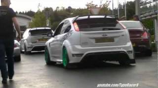 2x LOUD JamSport Focus RS JS500 w Custom Exhausts Revving Accelerating amp Backfire 1080p HD [upl. by Randy]