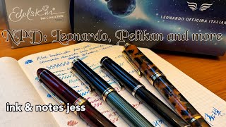 New Pen Day Unboxing and first impressions of Leonardo MZG 20 Pelikan M600 and more [upl. by Post696]