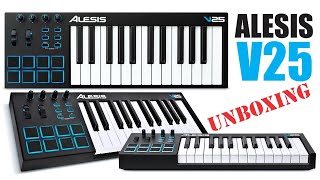 Teclado Controlador Midi Alesis V25 El Unboxing [upl. by Lindbom]