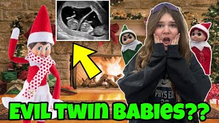 My Elf On The Shelf Is Pregnant With Evil Twins Rewind [upl. by Winni]