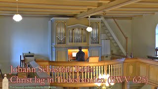 J S Bach Christ lag in Todesbanden BWV 625  BaumgartenVoigtOrgel Wiederau [upl. by Myrwyn]