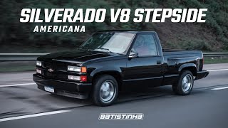 Silverado Stepside 1995 V8 Americana  Batistinha Garage [upl. by Leiad]