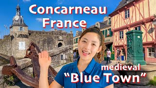 I TRIED TO VLOG 😅 Tour of Concarneau Brittany France [upl. by Arrahs147]