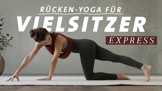 Yoga für Vielsitzer Express  Frische Impulse für Rücken Wirbelsäule amp Schultern  15 Min [upl. by Hanako469]