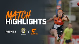 AFLW Highlights R2 v Richmond [upl. by Nuriel527]