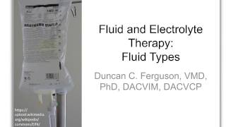 Fluid Therapy 3 Fluid Types [upl. by Vaas587]