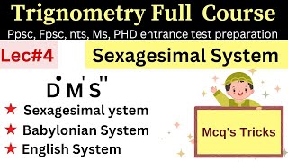 Sexagesimal number system D M S full mcqs type content detail maths tricks afmathe bsc bs PhD [upl. by Ordep8]