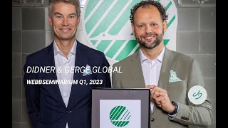 Didner amp Gerge Global om första kvartalet 2023 [upl. by Ehrsam910]