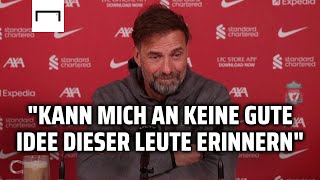 Blaue Karte Klopp argumentiert dagegen und stichelt gegen den RegelGremium  FC Liverpool [upl. by Ameen]