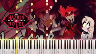 Hazbin Hotel  Insane  Piano Tutorial [upl. by Yesiad212]