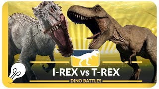 Indominus Rex vs T Rex  Jurassic World Evolution Gameplay [upl. by Marylynne]