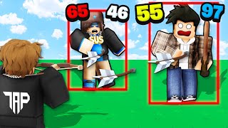 I Secretly CHEATED Using AIMBOT Hacks Roblox Bedwars [upl. by Man]