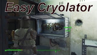 Fallout 4  Dogmeat the Master of Unlocking Easy Cryolator [upl. by Kantos]