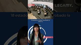 Después de que el 11 de septiembre fuera aprobada la reforma judicial por el Senado de la República [upl. by Jennifer]