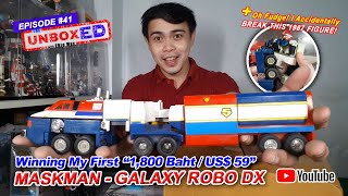 EP41  THE UNBOXED WINNING MY FIRST 1987 光戦隊マスクマン MASKMAN  GALAXY ROBO DX  ACCIDENTALLY BREAK IT [upl. by Llebyram974]