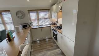 WV33 Wessex Classic brand new 2023 4 bed Lodge for sale at Finlake  WALK ROUND [upl. by Sllew]