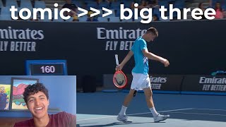 Watching Bernard Tomic until he stops trying [upl. by Zile]