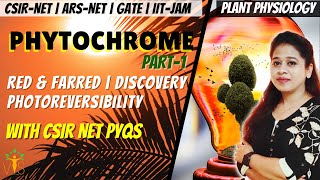 Phytochrome CSIR NET 1  Sensory Photobiology CSIR NET  Plant Physiology CSIR NET PYQ [upl. by Atinahs]