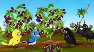 Sust Kauwa Aur Samjdar  Chidiya  Toni Chidiya Cartoon Kahaniyan  Birds Story [upl. by Ajtak714]