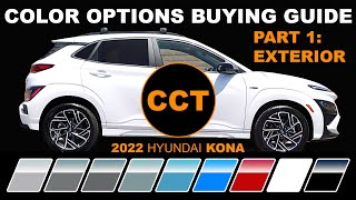 2022 Hyundai Kona  Exterior Color Options Buying Guide [upl. by Catrina]