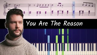 How to play piano part of You Are The Reason by Calum Scott [upl. by Doggett]