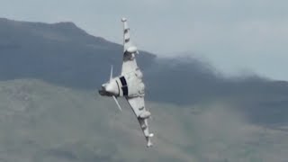 Mach Loop low level Typhoons Cad East [upl. by Nosned]