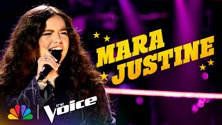 The Best Performances from Season 24 Finalist Mara Justine  The Voice  NBC [upl. by Aicen]