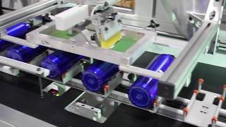 Super Roi Automatic Cylindrical Bottle Screen Printer with Automatic Take Off [upl. by Notsehc]