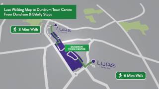 Luas Walking Map to Dundrum Town Centre [upl. by Dugan]