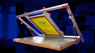 Ultimate DIY Screenprinting Table for Poster Printing amp Serigraphy [upl. by Idnahc335]