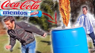 WORLDS BIGGEST COKE AND MENTOS GONE WRONG [upl. by Magill164]