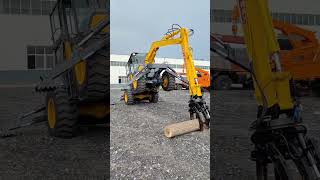 excavating automobile crane excavator heavyequipmentmachinery keşfet excavater machinery [upl. by Haisa]