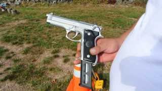 Stainless Beretta 92 FS [upl. by Fitzpatrick]