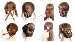 😍 7 EASY DIY Elegant Hairstyles Compilation 😍 Hairstyle Transformations [upl. by Sachiko447]